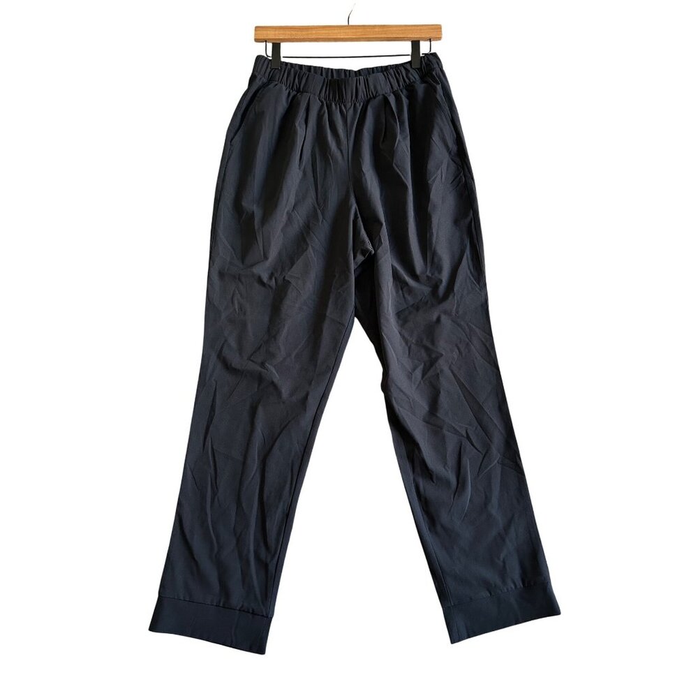 Varley Womens Sz Medium Black Elastic Waist Relaxed Fit Jogger Pants Recycled Po